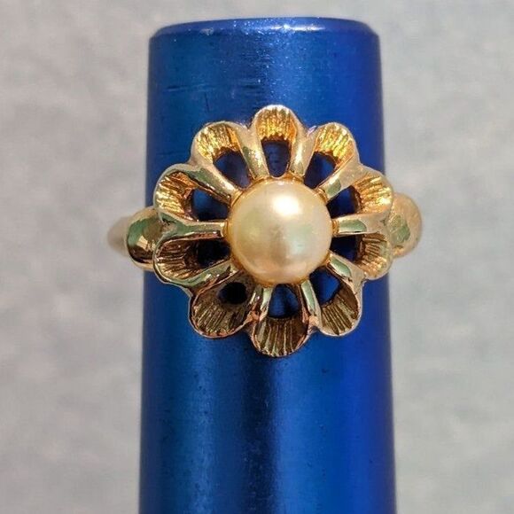 Avon Vintage StarSong Ring in Box Size 4.5 - Picture 3 of 7